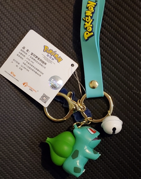 ❤️ BULBASAUR Pokemon 3 Dimensional Keychain and Bag Charm - Picture 6 of 13